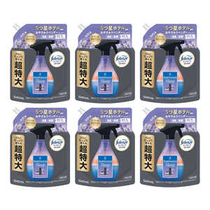 P＆G (ケース販売)レノアハピネスミスト おやすみラベンダーブレンド 詰替用4回分 1240mL×6 LNHPMラベンタカエCS