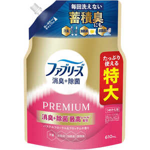 P＆G ファブリーズ 消臭＋除菌プレミアム パステルフローラル＆ブロッサムの香り 詰替特大サイズ 610mL FRPフロラルカエSL