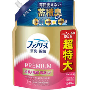 P＆G ファブリーズ 消臭＋除菌プレミアム パステルフローラル＆ブロッサムの香り 詰替用4回分 1240mL FRPフロラルカエ4カイ