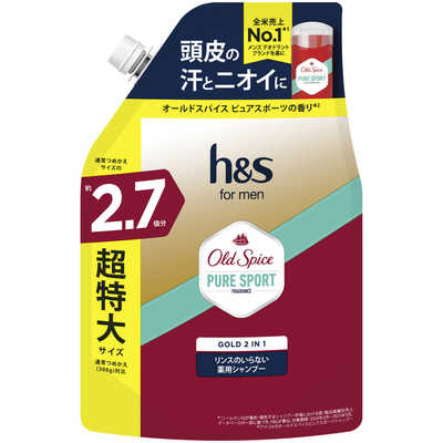 P＆G h＆s for men ゴールド2in1シャンプー オールドスパイス ピュア