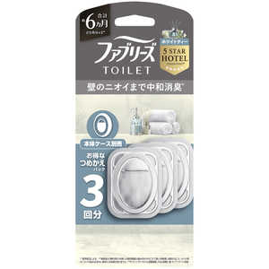 P＆G ファブリーズ トイレ用消臭剤 プレミアムシリーズ消臭＋自然な香り ホワイトティー 詰替3個パック 6.3mL×3 FRトイレWTテイX3