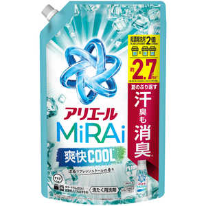 P＆G アリエールミライ 超濃縮 爽快クールつめかえウルトラジャンボサイズ ARミライソウカイクルUJ