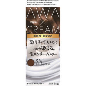ホーユー ビゲン 泡クリームカラー 5N ナチュラルブラウン ホーユー ビゲン 泡クリームカラー 5N ナチュラルブラウン