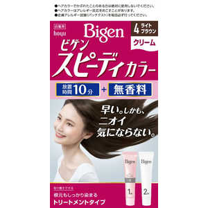 ホーユー ｢Bigen(ビゲン)｣スピーディカラークリーム 4(ライトブラウン) 