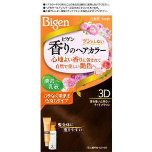 ホーユー 【Bigen】香りのヘアカラー 乳液 3D 落ち着いた明るいライトブラウン 