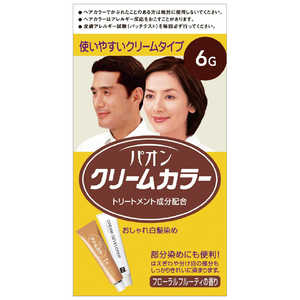 シュワルツコフヘンケル パオン クリームカラー6-G 自然な褐色 1剤40g+2剤40g シュワルツコフヘンケル パオン クリームカラー6-G 自然な褐色 1剤40g+2剤40g