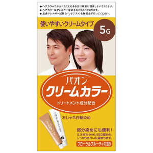 シュワルツコフヘンケル パオン クリームカラー5-G 深みのある栗色 1剤40g+2剤40g シュワルツコフヘンケル パオン クリームカラー5-G 深みのある栗色 1剤40g+2剤40g