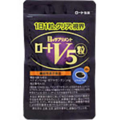 ロート製薬 【機能性表示食品】 ロートV5(ファイブ)粒 30粒 の