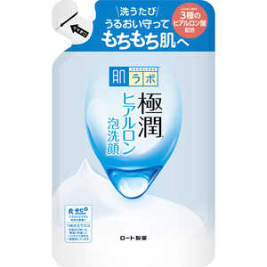 ロート製薬 ｢肌研(ハダラボ)｣極潤ヒアルロン泡洗顔 つめかえ用(140ml) 