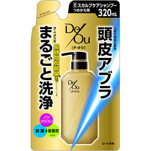 ロート製薬 DeOu(デオウ)薬用スカルプケア シャンプー つめかえ用 320ml 