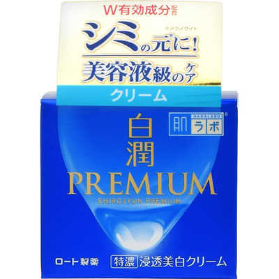 ロート製薬 肌ラボ 白潤プレミアム 薬用浸透美白クリーム 50g の通販