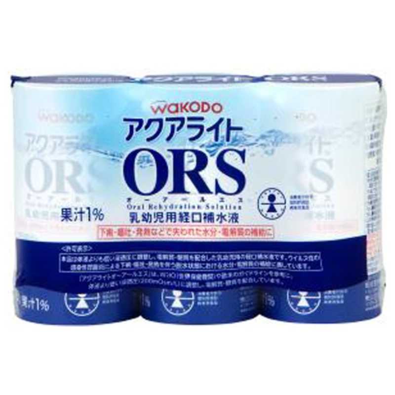 アサヒグループ食品 アサヒグループ食品 アクアライトORS 125mlx3〔離乳食・ベビーフード 〕  