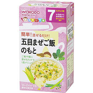 アサヒグループ食品 栄養マルシェ 手作り応援 五目まぜご飯のもと 2.8gx5 ゴモクマゼゴハンノモト