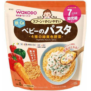 アサヒグループ食品 らくらくまんま ベビーのパスタ 4種の緑黄色野菜 115g アサヒグループ食品 らくらくまんま ベビーのパスタ 4種の緑黄色野菜 115g