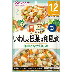 アサヒグループ食品 具たっぷり グーグーキッチン いわしと根菜の和風煮 (80g)