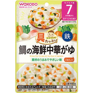 アサヒグループ食品 具たっぷりグーグーキッチン 鯛の海鮮中華がゆ 80g アサヒグループ食品 具たっぷりグーグーキッチン 鯛の海鮮中華がゆ 80g