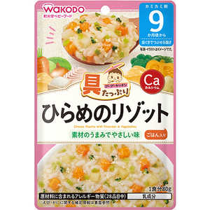 アサヒグループ食品 具たっぷりグーグーキッチン ひらめのリゾット 80g アサヒグループ食品 具たっぷりグーグーキッチン ひらめのリゾット 80g