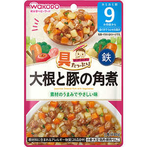 アサヒグループ食品 具たっぷりグーグーキッチン 大根と豚の角煮 80g アサヒグループ食品 具たっぷりグーグーキッチン 大根と豚の角煮 80g