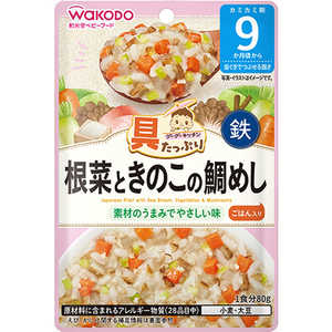 アサヒグループ食品 具たっぷりグーグーキッチン 根菜ときのこの鯛めし 80g アサヒグループ食品 具たっぷりグーグーキッチン 根菜ときのこの鯛めし 80g