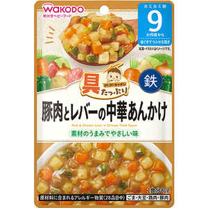 アサヒグループ食品 具たっぷりグーグーキッチン 豚肉とレバーの中華あんかけ 80g アサヒグループ食品 具たっぷりグーグーキッチン 豚肉とレバーの中華あんかけ 80g