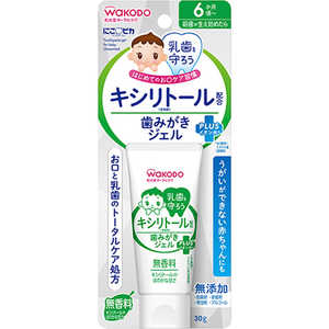 アサヒグループ食品 にこピカ 歯みがきジェル 無香料 30g アサヒグループ食品 にこピカ 歯みがきジェル 無香料 30g