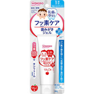 アサヒグループ食品 にこピカ 歯みがきジェル りんご味 50g アサヒグループ食品 にこピカ 歯みがきジェル りんご味 50g