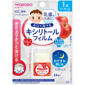 アサヒグループ食品 にこピカ キシリトールフィルム りんご味 24枚 アサヒグループ食品 にこピカ キシリトールフィルム りんご味 24枚
