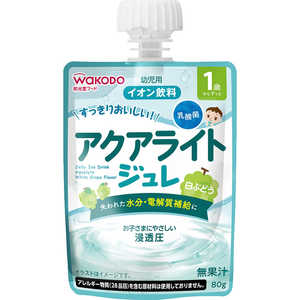 アサヒグループ食品 1歳からのMYジュレドリンク アクアライト 白ぶどう 80g 1歳からのMYジュレ アサヒグループ食品 1歳からのMYジュレドリンク アクアライト 白ぶどう 80g 1歳からのMYジュレ
