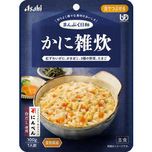 アサヒグループ食品 まんぷく日和 かに雑炊 100g まんぷく日和 