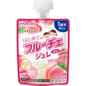 アサヒグループ食品 はじめてのフルーチェジュレ もも 70g はじめてのフルーチェ 