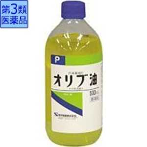 健栄製薬 【第3類医薬品】 オリブ油P（500mL） オリーブユP500ML