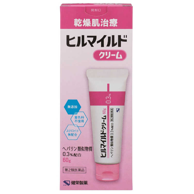 健栄製薬 健栄製薬 【第2類医薬品】ヒルマイルド クリーム (60g)  