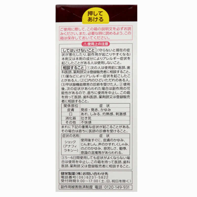 健栄製薬 健栄製薬 【第3類医薬品】健栄うがい薬120ml  