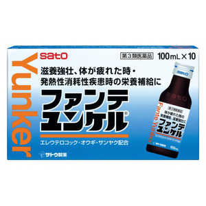 佐藤製薬 【第3類医薬品】ファンテ ユンケル (100ml×10本) 