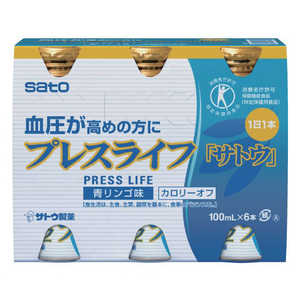 佐藤製薬 プレスライフ【サーデンペプチド】100ml×6本 