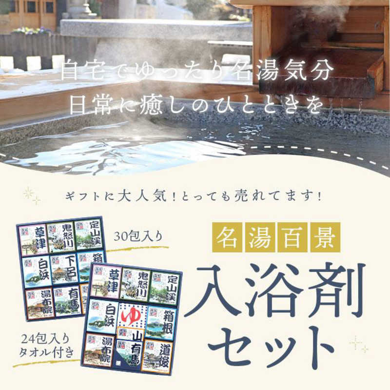 五洲薬品 五洲薬品 名湯百景 ギフト 入浴剤ギフト タオル付  