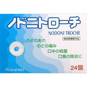 皇漢堂製薬 ノドニトローチ（24錠）【医薬部外品】 〔うがい・トローチなど〕 