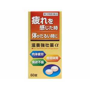 皇漢堂製薬 【第3類医薬品】滋養強壮薬α(60錠)〔ビタミン剤〕 皇漢堂製薬 【第3類医薬品】滋養強壮薬α(60錠)〔ビタミン剤〕