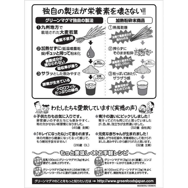 ケンプリア ケンプリア グリーンマグマ 3g×30包  