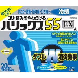 テイコクファルマケア 【第3類医薬品】ハリックス55EX冷感A(20枚) ★セルフメディケーション税制対象商品 テイコクファルマケア 【第3類医薬品】ハリックス55EX冷感A(20枚) ★セルフメディケーション税制対象商品