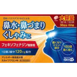 日野薬品工業 【第2類医薬品】スカイブブロンHI 60錠〔鼻炎薬〕 ★セルフメディケーション税制対象商品 