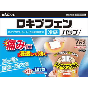 ラクール製薬 【第2類医薬品】ロキプフェンパップ (7枚) ★セルフメディケーション税制対象商品 ラクール製薬 【第2類医薬品】ロキプフェンパップ (7枚) ★セルフメディケーション税制対象商品