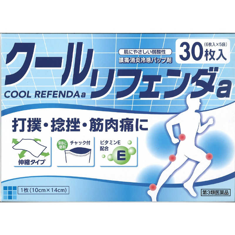 タカミツ タカミツ 【第3類医薬品】クールリフェンダa(30枚) ★セルフメディケーション税制対象商品  