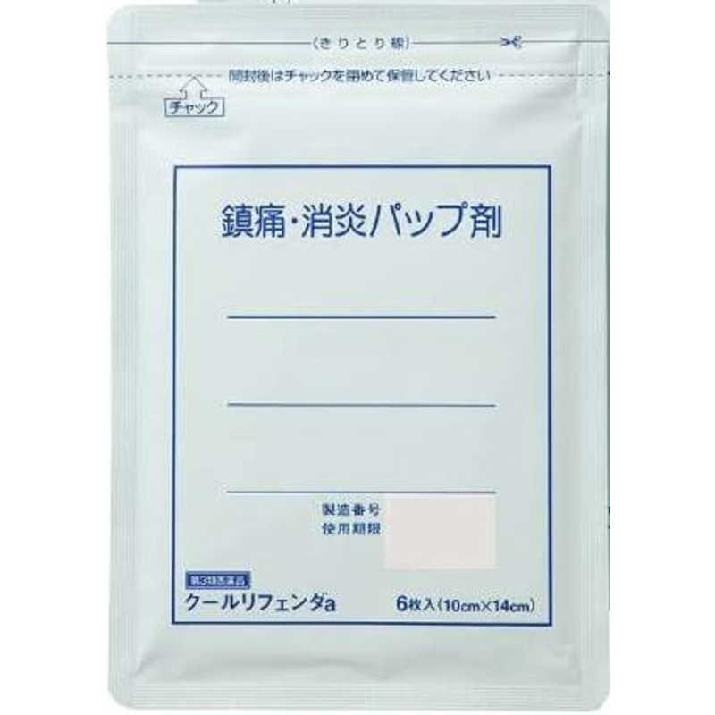タカミツ タカミツ 【第3類医薬品】クールリフェンダa(6枚) ★セルフメディケーション税制対象商品  