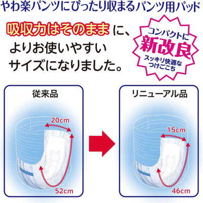 白十字 サルバ紙パンツ用やわ楽パッド 4回吸収 36枚 サルバ の