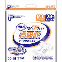 (白十字) PUサルバ 安心Wフィット 高吸収テープ Lサイズ 26枚入り×2袋(ケース) 大人用 オムツ テープ止め型 白十字 PU安心フィット高吸収SM32枚 PUサルバ の通販 - カテゴリ