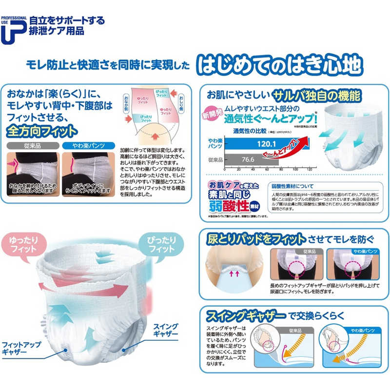 白十字 白十字 PUサルバやわ楽パンツS26枚 PUサルバ  