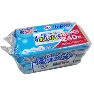 白十字 サルバお肌にやさしいおしりふき3個パック 