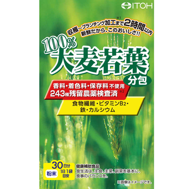 井藤漢方製薬 井藤漢方製薬 大麦若葉100% 3g×30袋  