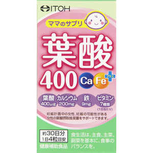 井藤漢方製薬 ママのサプリ葉酸400Ca･Feプラス(30g) 